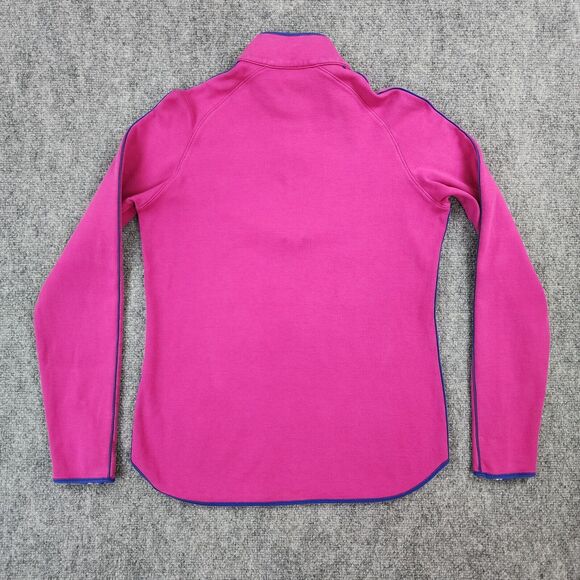 Orvis Sweater Women Small Pink Long Sleeve 1/4 Zip Passport Pima Casual Pullover - Picture 3 of 14